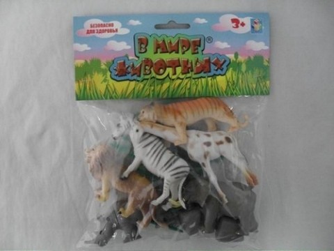 1Toy В мире животных Дикие животные 10шт. - 180,86 руб