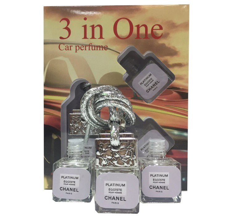 220 . - Car perfume Chanel Egoiste Platinum ( 3 in 1)