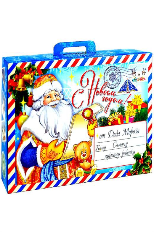 ПОДАРОК НОВОГОДНЯЯ БАНДЕРОЛЬ картон 1500 гр. Россия 830 р..jpg