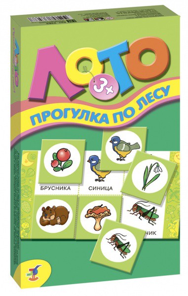 Дрофа Мини-лото 2262 Прогулка по лесу - 60,61 руб
