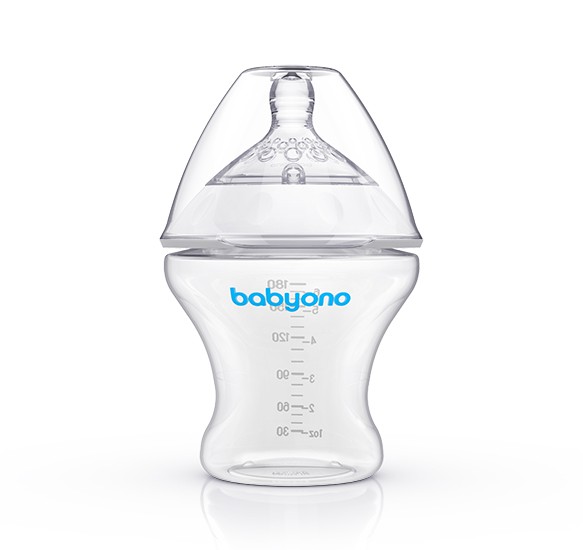 1450 BabyOno NATURAL NURSING Бутылочка антиколиковая 180мл - 297,26 руб