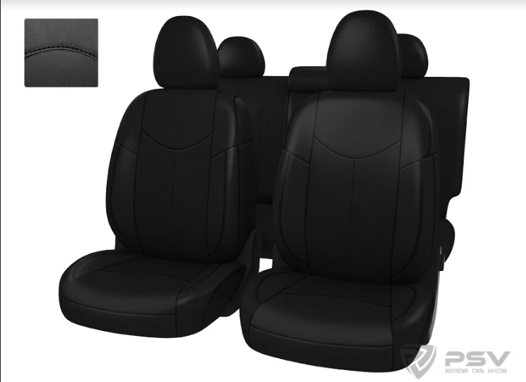 Чехлы Nissan X-Trail (T32) 2015-по н.в.черный,отстрочка черная, экокожа Оригинал 4128р..png