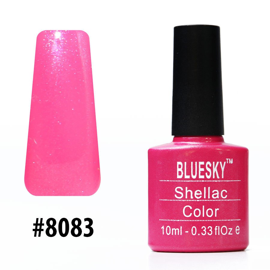 74 . ( 18%) - - Bluesky Shellac Color 10ml #8083