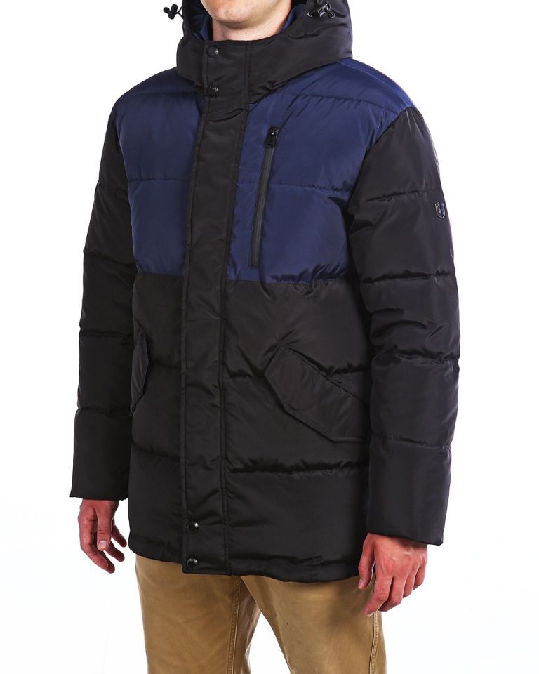 5590р .Куртка пуховая удлиненная 16605 Navy -Black.jpg