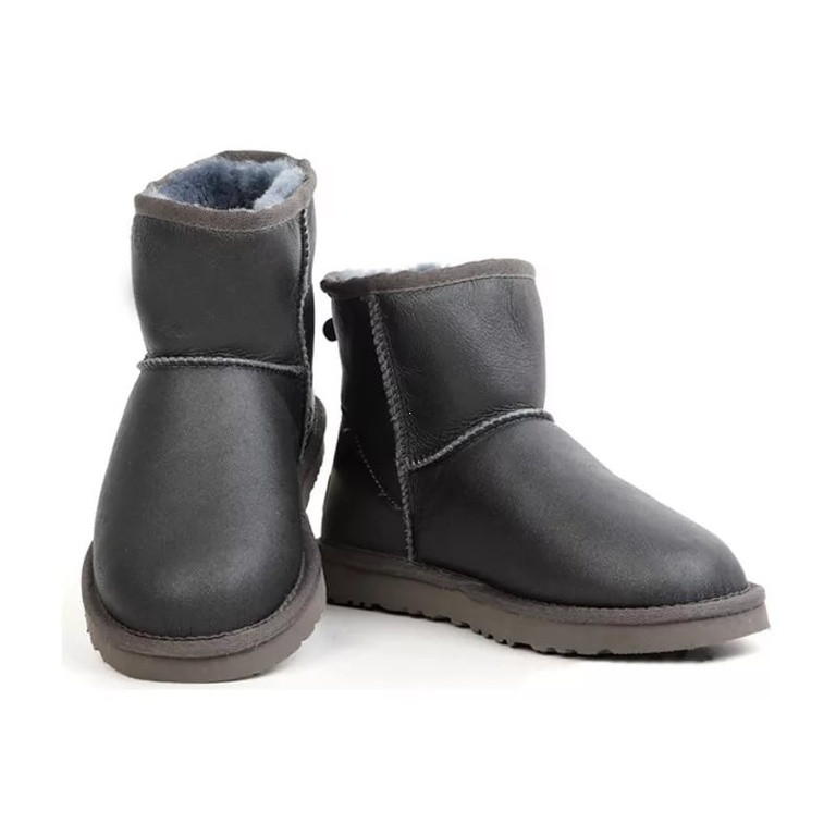 Ugg Australia W CLASSIC MINI LEATHER Grey ua-mini leather-004 4680 .jpg