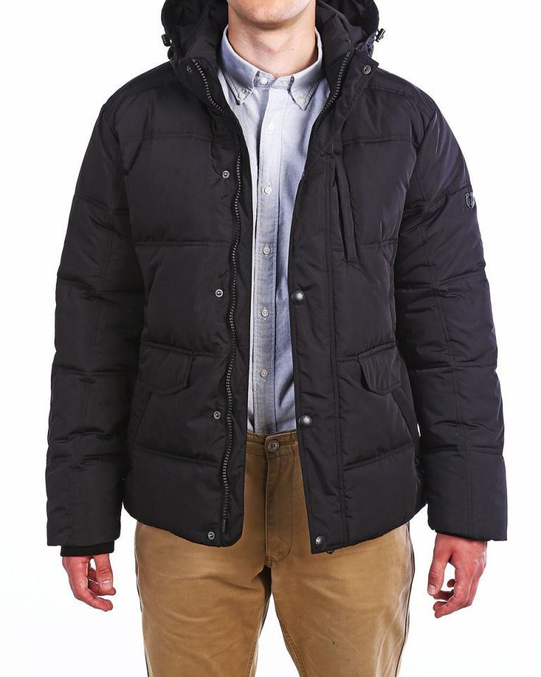 5790р. Куртка пуховая средней длины 16615 Black.jpg