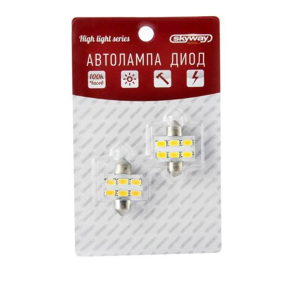 SJ-0630B-32MM (blister) (2pcs)   T11(C5W) 12V 6 SMD  c  32 1-  SKYWAY C, 2  86 ..jpg