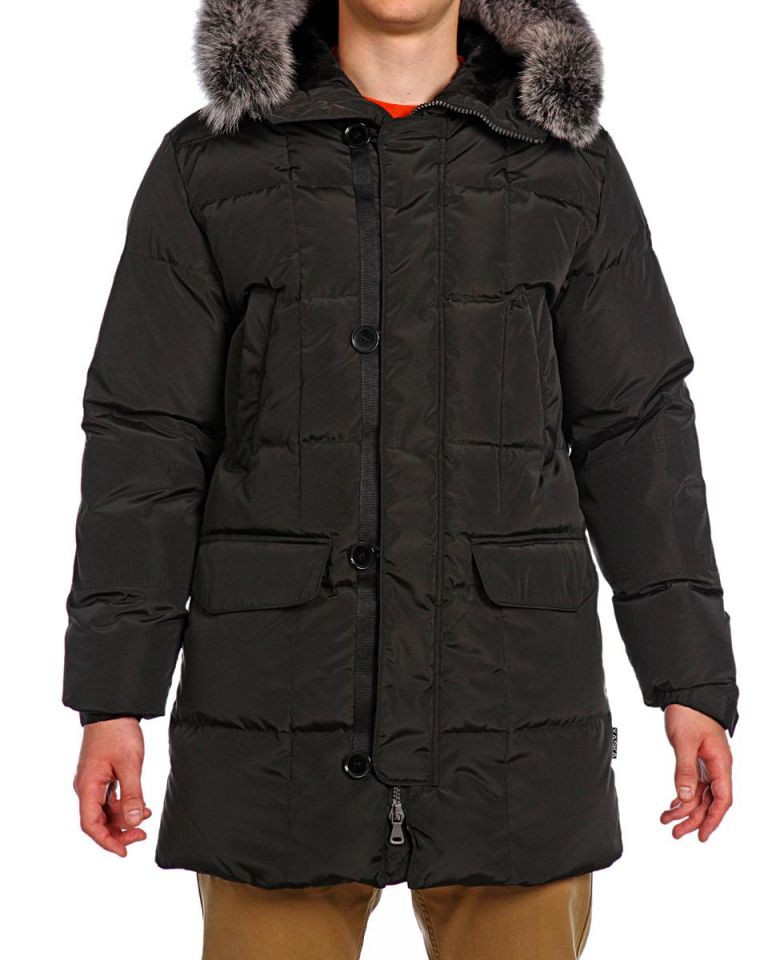 6490р  Куртка пуховая удлиненная 17414 Black.jpg
