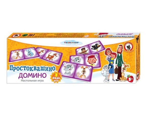 Домино Союзмультфильм 03243 Простоквашино (Русский стиль) - 120 руб