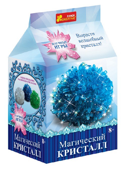 Ранок. Набор для опытов Магический кристалл Синий - 189 руб