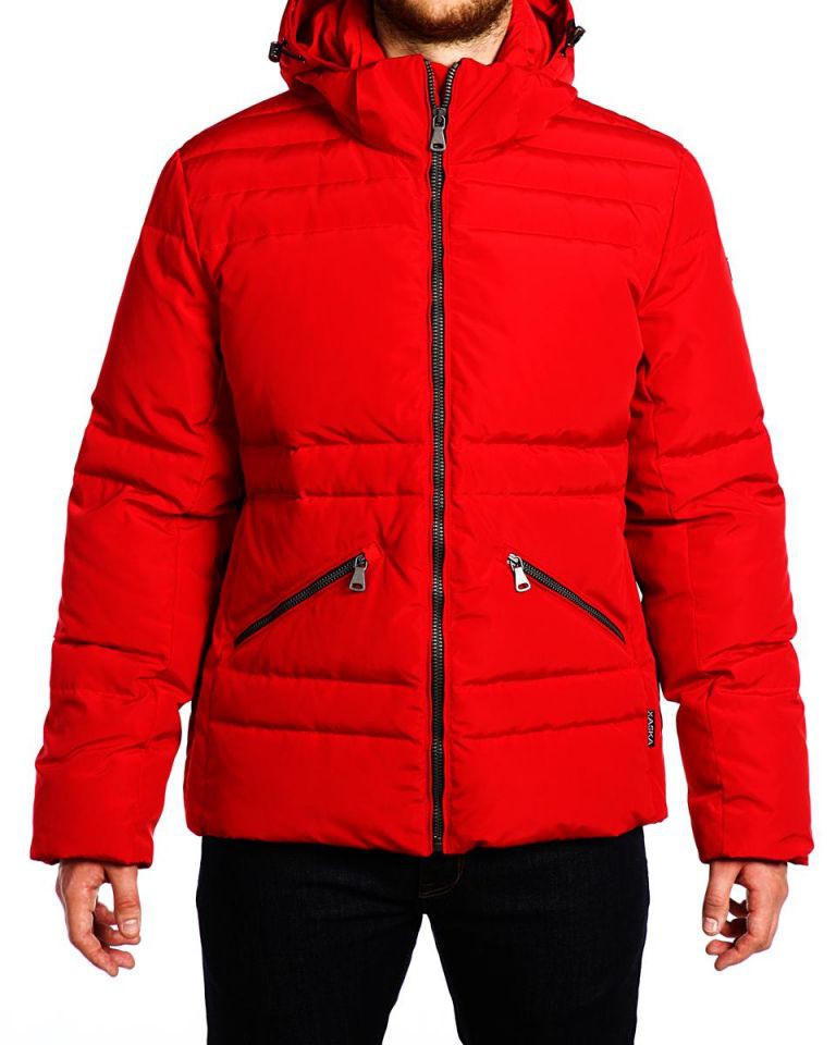 3890р Куртка пуховая короткая 15507 REd.jpg
