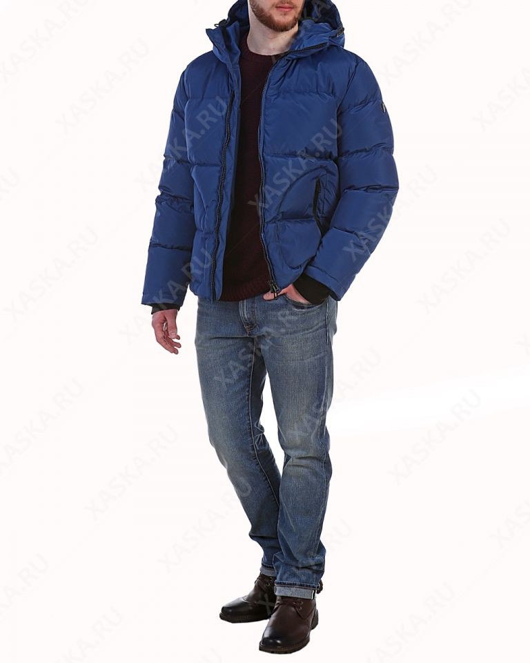 4790р. Куртка пуховая короткая 17709 Navy.jpg