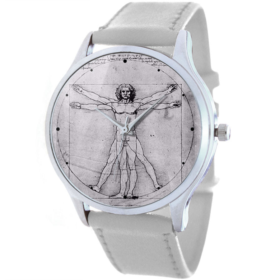 390р Дизайнерские часы Vitruvian Man concept.jpg