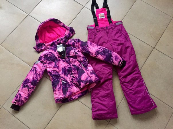 Теплый зимний мембранный комплект Valianly цвет Pink Violet Silk. Размеры 9 (134), 10 (140), 11 (146), 12 (152), 13 (158), 14 (164). Цена Опт 3770 р