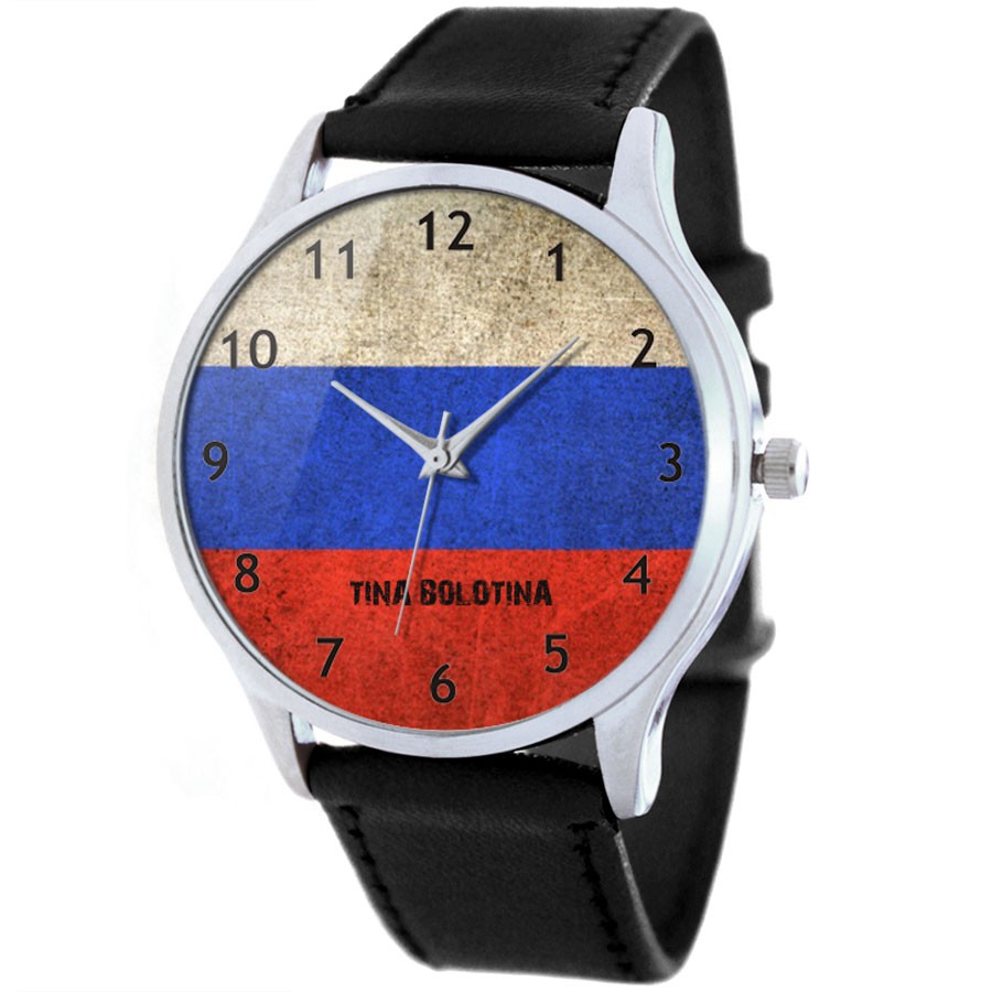 390 р Дизайнерские часы Флаг РФ standart.jpg