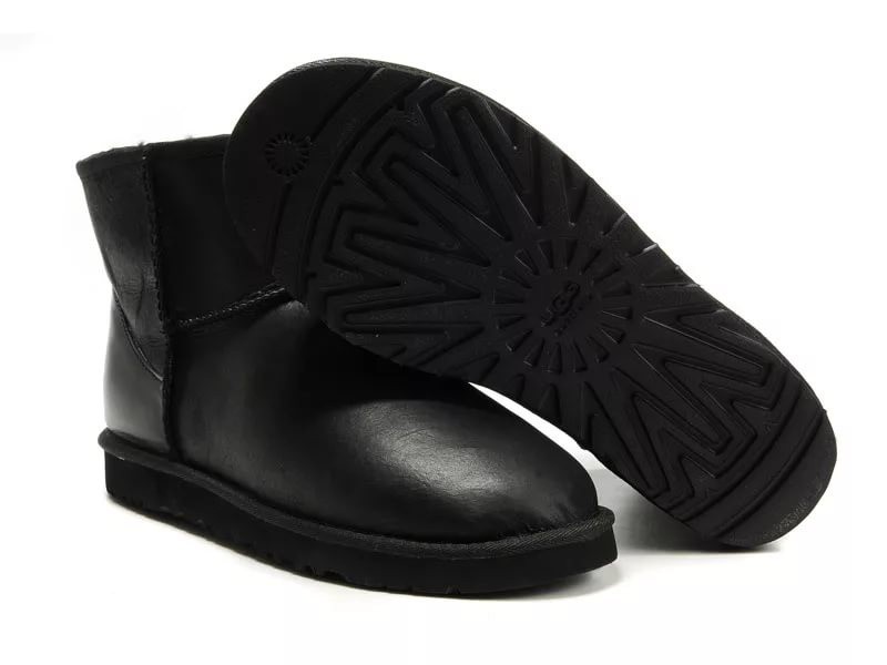 Ugg Australia W CLASSIC MINI LEATHER Black  ua-mini leather-001 4680 .jpg