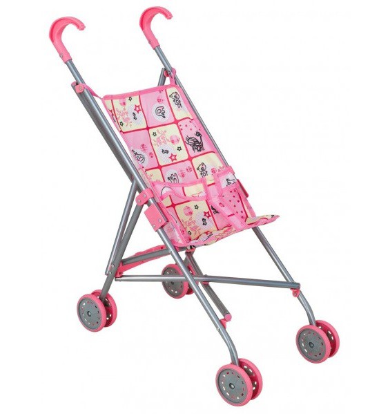 Buggy Boom 8002 Коляска-трость для кукол металл, Mixy - 205 руб