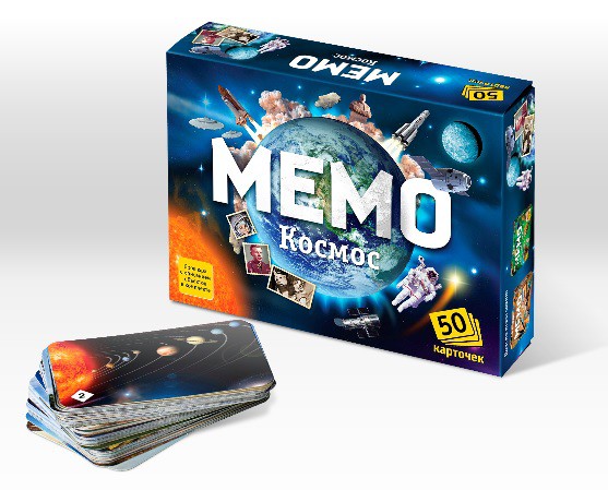 Нескучные игры Мемо Космос 50 карт. - 104,90 руб