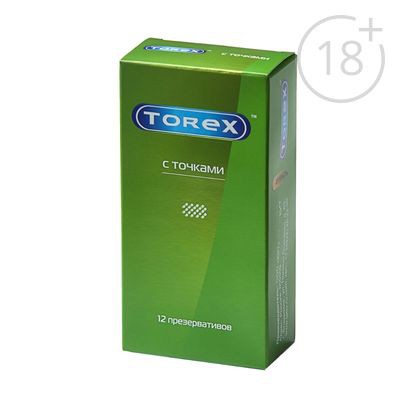 Презервативы Torex С точками, упаковка 12 шт Torex; Россия