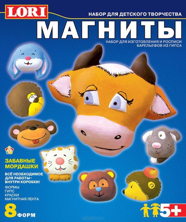 LORI Магниты М-003 Забавные мордашки - 70,59 руб