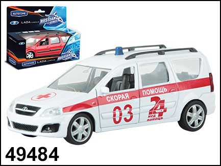 AutoTime 1:38 Lada Largus Скорая помощь - 202,81 руб