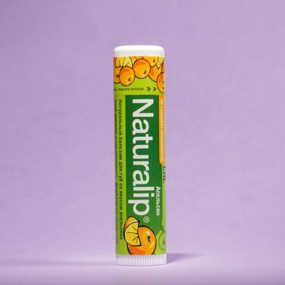 Натуральный бальзам для губ со вкусом апельсина Naturalip, 4,25 г Naturalip; Израиль; См. на упаковке; В боксе 32 шт. Арт.: 2611988 102.38 руб.