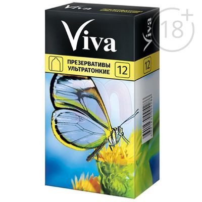 Презервативы Viva ультратонкие 12 шт.Презервативы Viva ультратонкие 12 шт. Viva; Малайзия