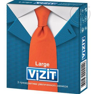 Презервативы VIZIT Large увеличенного размера 3 шт.Презервативы VIZIT Large увеличенного размера 3 шт. Vizit; Германия