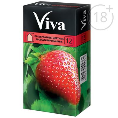 Презервативы Viva цветные ароматизированные 12 шт. Viva; Малайзия