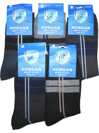 Мужские носки Hongan H503 41-44 хлопок 19 руб