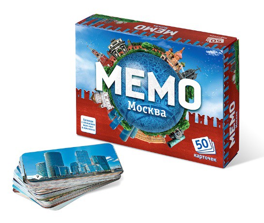Нескучные игры Мемо Москва 50 карт. - 104,90 руб