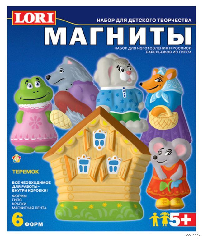 LORI Магниты из гипса М-017 Теремок - 70,59 руб