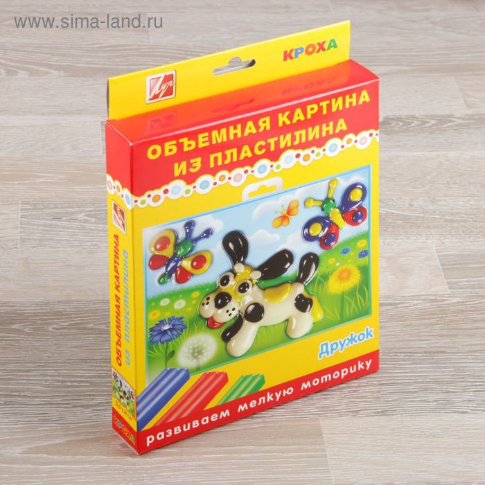 Объемная картина из пластилина 