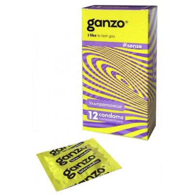Презервативы GANZO SENSE, No12 (Тонкие, 12шт. в упак.) Ganzo; Великобритания