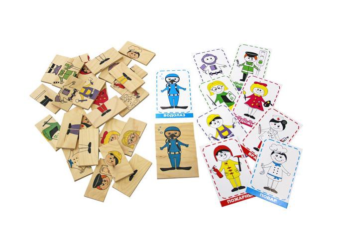 Краснокамская игрушка Дерев. Логическая игра Профессии - 378,29 руб