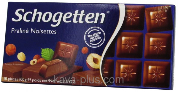 Schogetten Praline Noisettes 100 gr. 75	