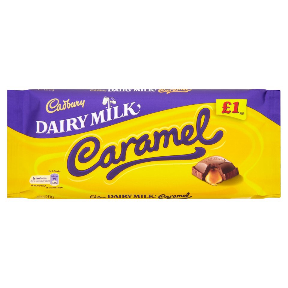 Cadbury Caramel Chocolate 120gr. 110	