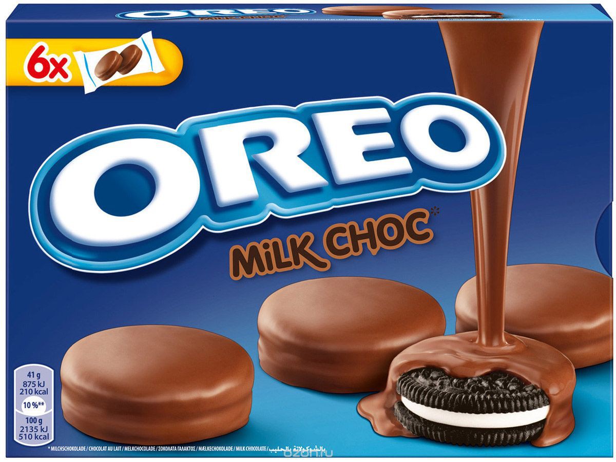 Печенье ОREO Milk Chocolate 246 gr . 205	рублей