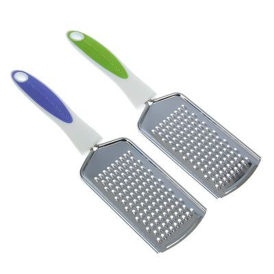Терка мелкая Style ручка Soft touch 24,5 см цвета МИКС Доляна; Китай; 24,5 см × 6 см × 2 см; Пластик, металл; В боксе 240 шт. Арт.: 1684813