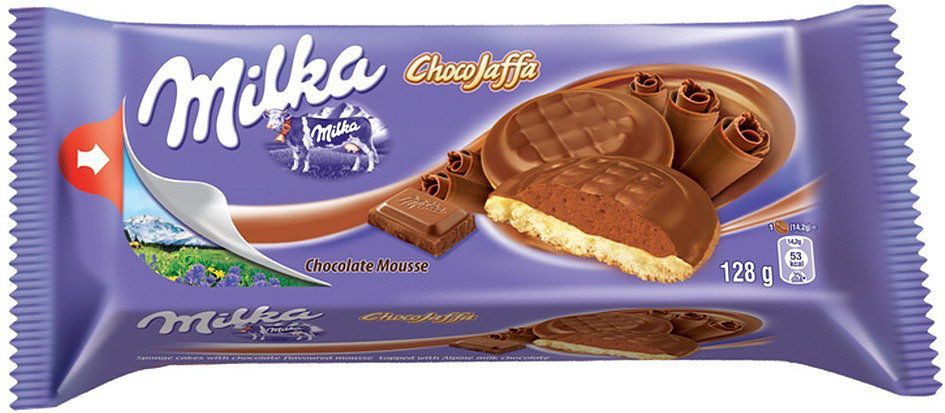 Milka Jaffa Delice Chocolate Mousse 128 gr. 85	