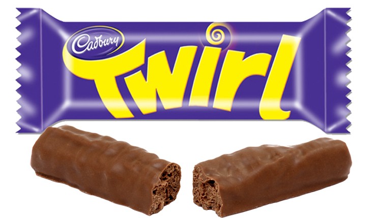 Cadbury Twirl 43 gr. 49	рублей