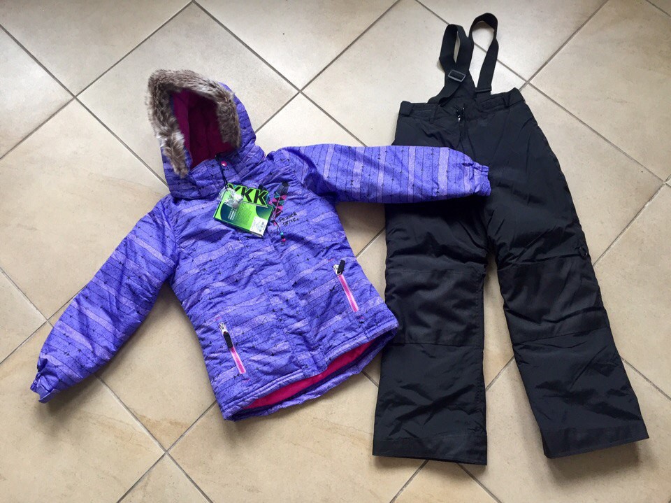 Теплый зимний мембранный комплект Peluche et Tartine (Канада) цвет Magic Purple. Размеры 3 (98+6), 4 (104+6), 5 (110+6), 6 (116+6), 7 (122+6), 8 (128+6). Цена 4650 р.