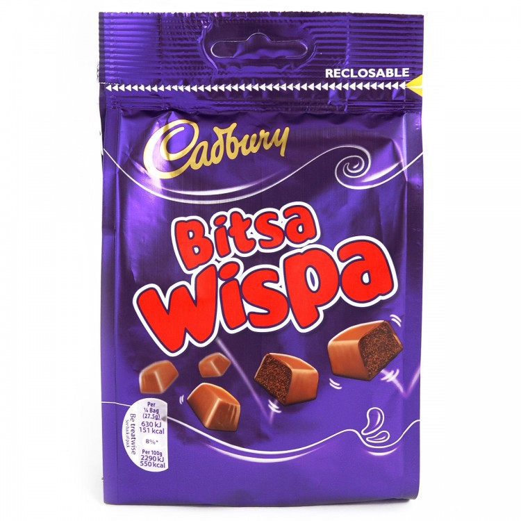 Cadbury Bitsa Wispa 110 gr. 150	рублей