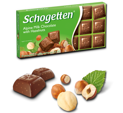 Schogettten Alpine Milk Hazelnuts 100 gr. 75	