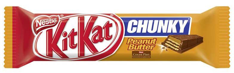 Вафельный Батончик KitKat Chunky Peanut Butter 42 gr. 29	рублей