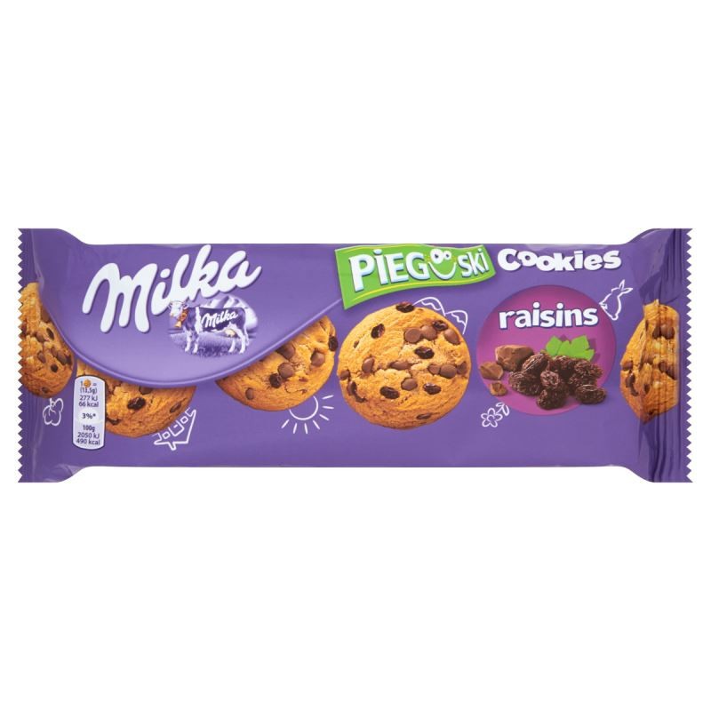 Milka Cookies Raisins 135 gr. 105	