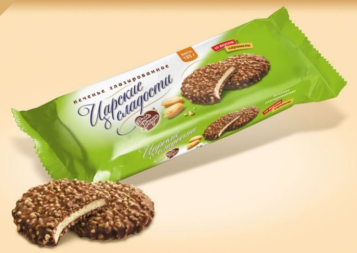 Печенье глазир.