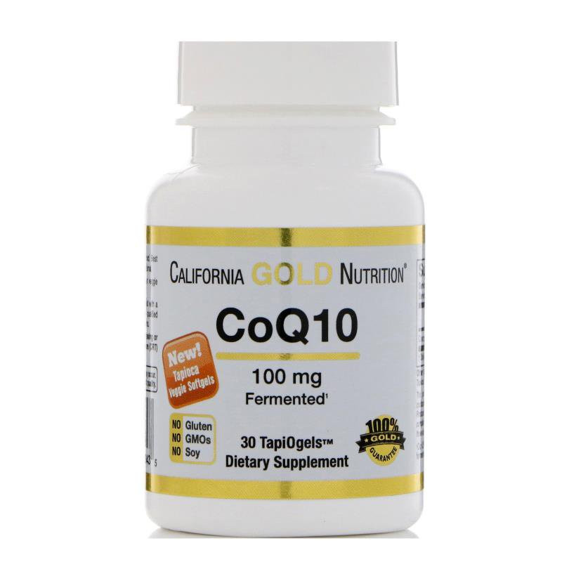 California Gold Nutrition, CoQ10, 100 , 30 TapiOgels