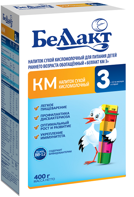 Напиток сухой кисломолочный для детского питания обогащенный 