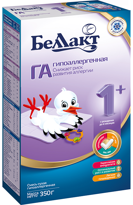 Смесь сухая гипоаллергенная для диетического профилактического питания детей раннего возраста 